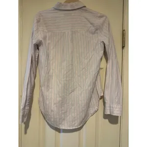 Abercrombie & Fitch Striped Button Down Shirt Small Pink‎ Blue Coastal Preppy thumbnail 3