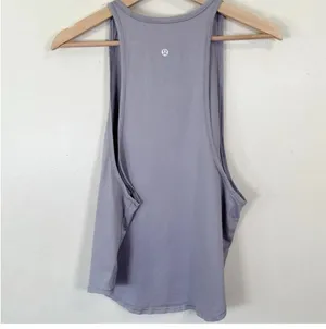 Lululemon Sweat Date Singlet Tank Lavender Grey thumbnail 7
