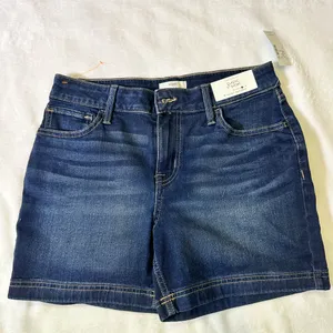 Maurices Dark Blue Denim Skort thumbnail 4