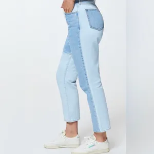 Pacsun Colorblock High Rise Mom Jeans thumbnail 4