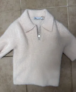 ZARA Crop Top Sweater thumbnail 1