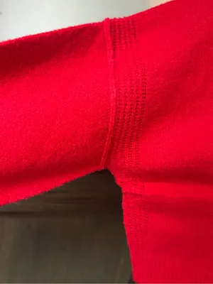 wild fable Bright Red Cropped Crewneck Sweater thumbnail 5