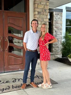 Loft Red Dress thumbnail 2