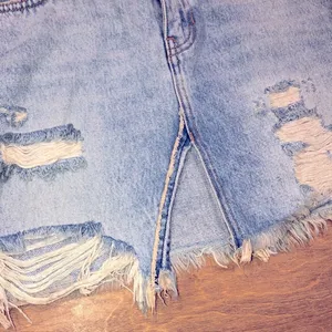 We the Free size 25 distressed jean skirt thumbnail 5