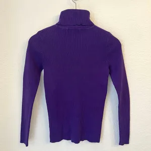 Lauren Ralph Lauren Turtleneck Sweater Women‎ XS Ribbed Purple thumbnail 3