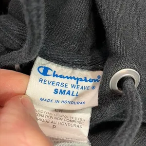 Champion Reverse Weave‎ Fleece Pullover Hoodie Black Womens Size Small Classic thumbnail 11