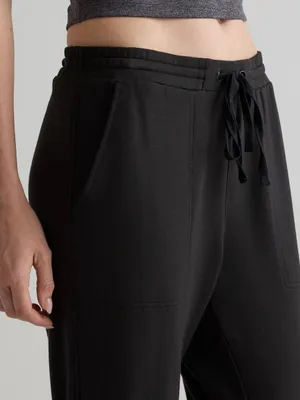Quince SuperSoft Fleece Tencel Modal Jogger Sweatpants Black XL thumbnail 10