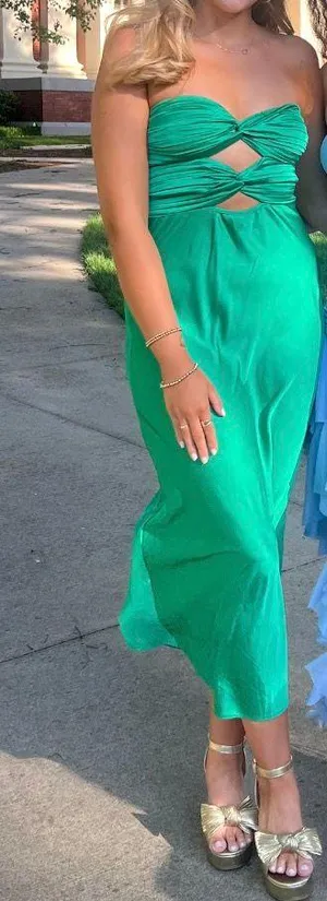 Green RNWY dress Size L thumbnail 1