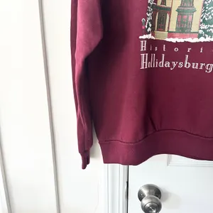 Vintage Jerzees Burgundy 1997 Winterfest Historic Hollidaysburg Sweatshirt Read thumbnail 5