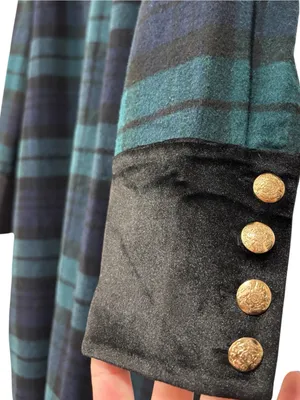 Tuckernuck Blackwatch Twiggy Plaid Wool Blend Dress Size Small Women thumbnail 7