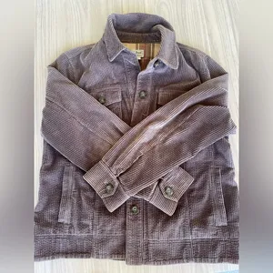 L.L. Bean Brown Corduroy Utility Jacket thumbnail 8