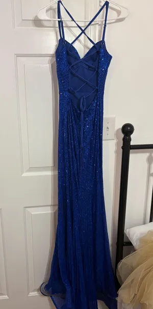 Prom dress Blue Size 0 thumbnail 4