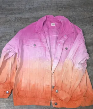 These Three Boutique Ombré Jean Jacket thumbnail 2