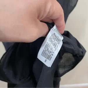 Zara Compare MINI DRESS M black EUC Black Mini Dress Eyelet Detail thumbnail 5