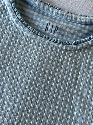 Gap Gingham Pointelle Shell Tank Top, Med thumbnail 7