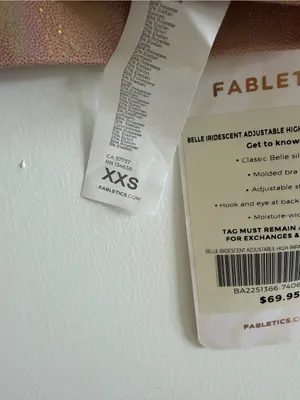 Fabletics sports bra new nwt activewear workout gym thumbnail 5