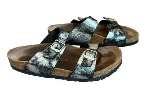 Birkenstock Sydney Sandal Stardust Black Womens Size 7 thumbnail 1
