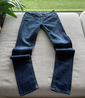 Miss Me Easy Skinny Jeans Womens 26 Dark Wash Embellished Sequin Flap Pocket Mid thumbnail 1