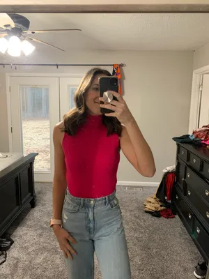Lavish Mock Neck Sweater Tank thumbnail 4