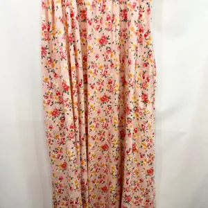 Culture Code Medium Maxi Dress‎ Pink Floral Smocked Cottagecore Feminine 1264 thumbnail 8