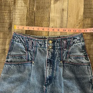VINTAGE WRANGLERS// blue and pink threading thumbnail 2