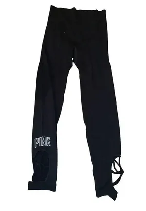 PINK - Victoria's Secret ultimate high rise logo strappy leggings thumbnail 2