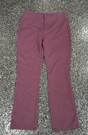 NWT! HALARA Purple Flare Leg Pants Women’s Medium 7/8 thumbnail 1