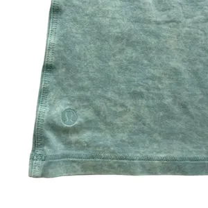 Lululemon All Yours Muscle Tank Top Cloudy Wash Arctic Green Size 10 Cotton thumbnail 5