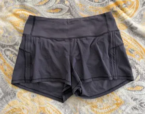 Lululemon plum shorts size 6  thumbnail 1