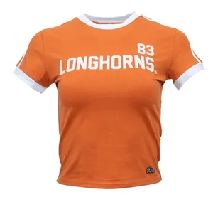 Hype & Vice UT Longhorn Orange Baby Tee thumbnail 1