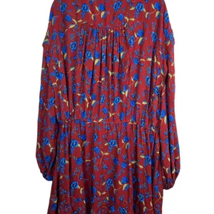 Free People Mini Flower Fields Mini Burgundy Dress S/P thumbnail 7