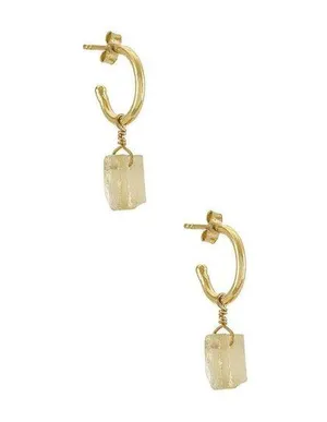 REVOLVE Arms Of Eve Carmen Hoop Earrings Citron Women's Size OS thumbnail 1