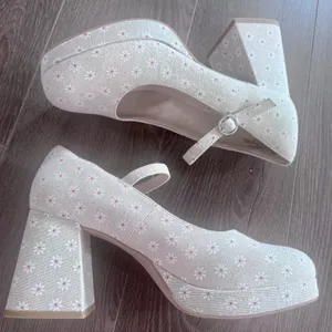 Madden Girl Mantel Mary Jane Platform Pump Daisy Ditsy Floral Coquette Lolita 10 thumbnail 3