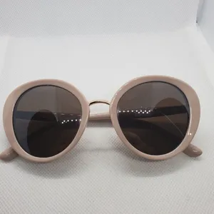 Light Brown & Gold Sunglasses thumbnail 3
