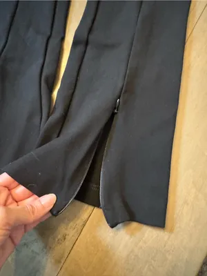 J Crew Size XS Petite Mario Bellucci Flare-leg trouser in Italian ponte thumbnail 4
