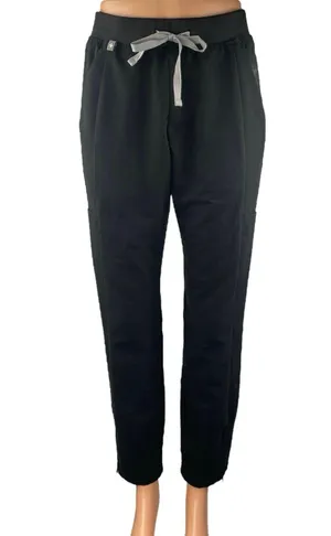 Figs Women's Black Drawstring Mid Rise Tapered Medical Nurse Scrub Pants Size XS thumbnail 1