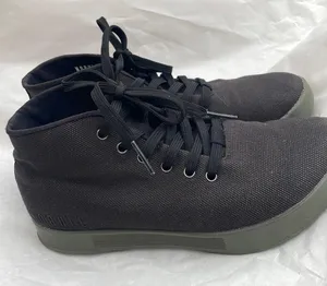 Nobull Project WOMEN'S MID CANVAS TRAINER Rubber Cup Sole Black & Green. Size 7 thumbnail 5
