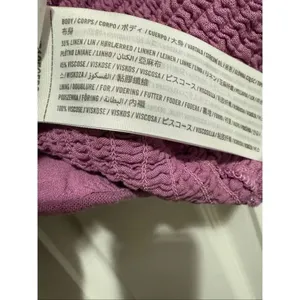 Abercrombie & fitch linen blend puff sleeve crop top Medium thumbnail 4