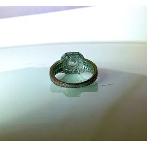 Crystal Statement Ring Silver thumbnail 5