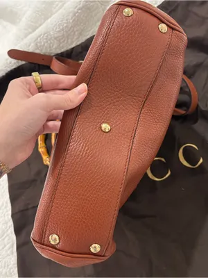 Vintage Gucci Bamboo Shopper Tote Crossbody Bag thumbnail 9