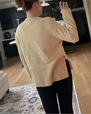 Gap sweater knit tan thumbnail 3
