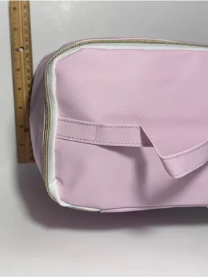Sassy + Chic Large Pink Makeup Bag Travel Toiletry Organizer Case NWT 8x6x5 in thumbnail 11