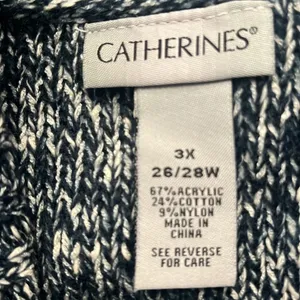 Catherine’s women’s quarter sleeve button down cardigan sweater size 3X.(26/28W) thumbnail 2