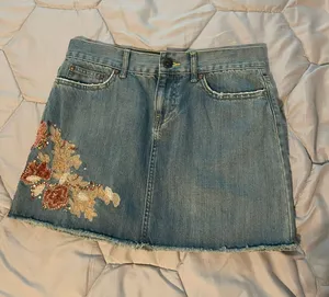 Old Navy VINTAGE Y2K Denim Skirt thumbnail 1