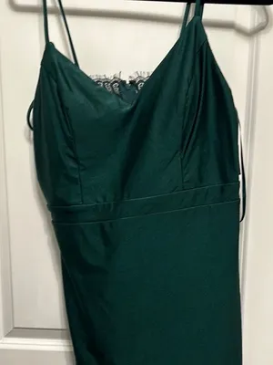City Studio Green Slip‎ Dress Sleeveless Spaghetti Strap thumbnail 1