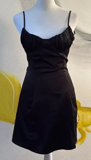 Tiger mist cocktail dress. Black. Adjustable straps. Built in no slip bra. XS. thumbnail 1