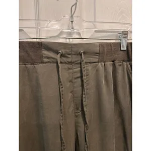 Harmony + Havoc Womens Olive Green Lyocell Cargo Jogger Pants XL Travel Vacation thumbnail 4