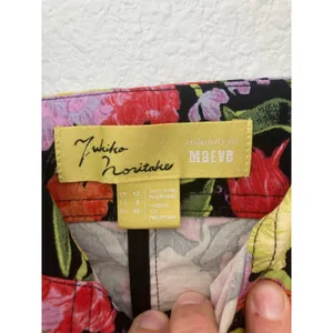 Anthropologie Yukiko Noritake Maeve Portside Button Colorful Floral Romper 8 thumbnail 10