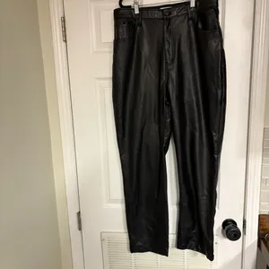 Abercrombie & Fitch The 90’s Straight Ultra High Rise‎ Pants Size 14/32 thumbnail 2