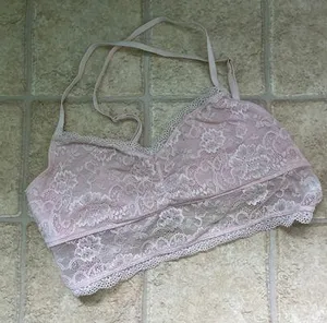 PacSun Baby pink lace bralette thumbnail 2